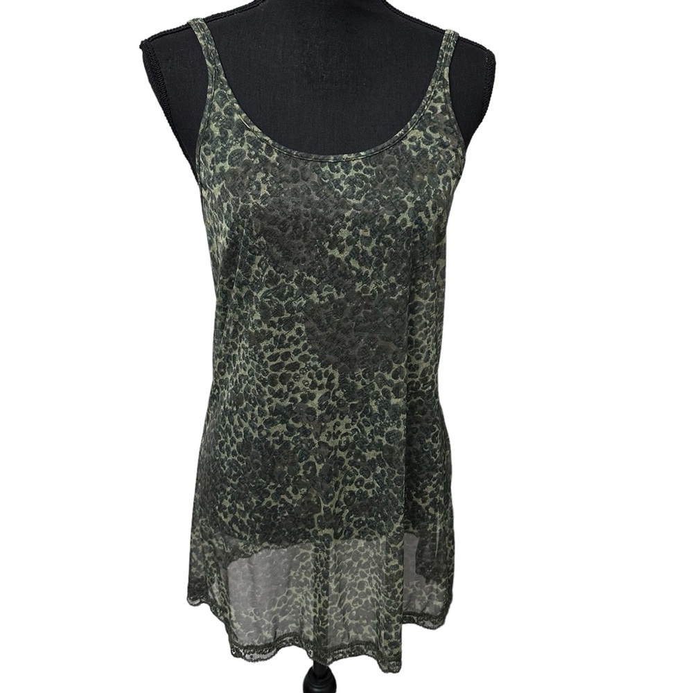 Victoria’s Secret Lingerie Babydoll Green Cheetah Women‎ Size Medium